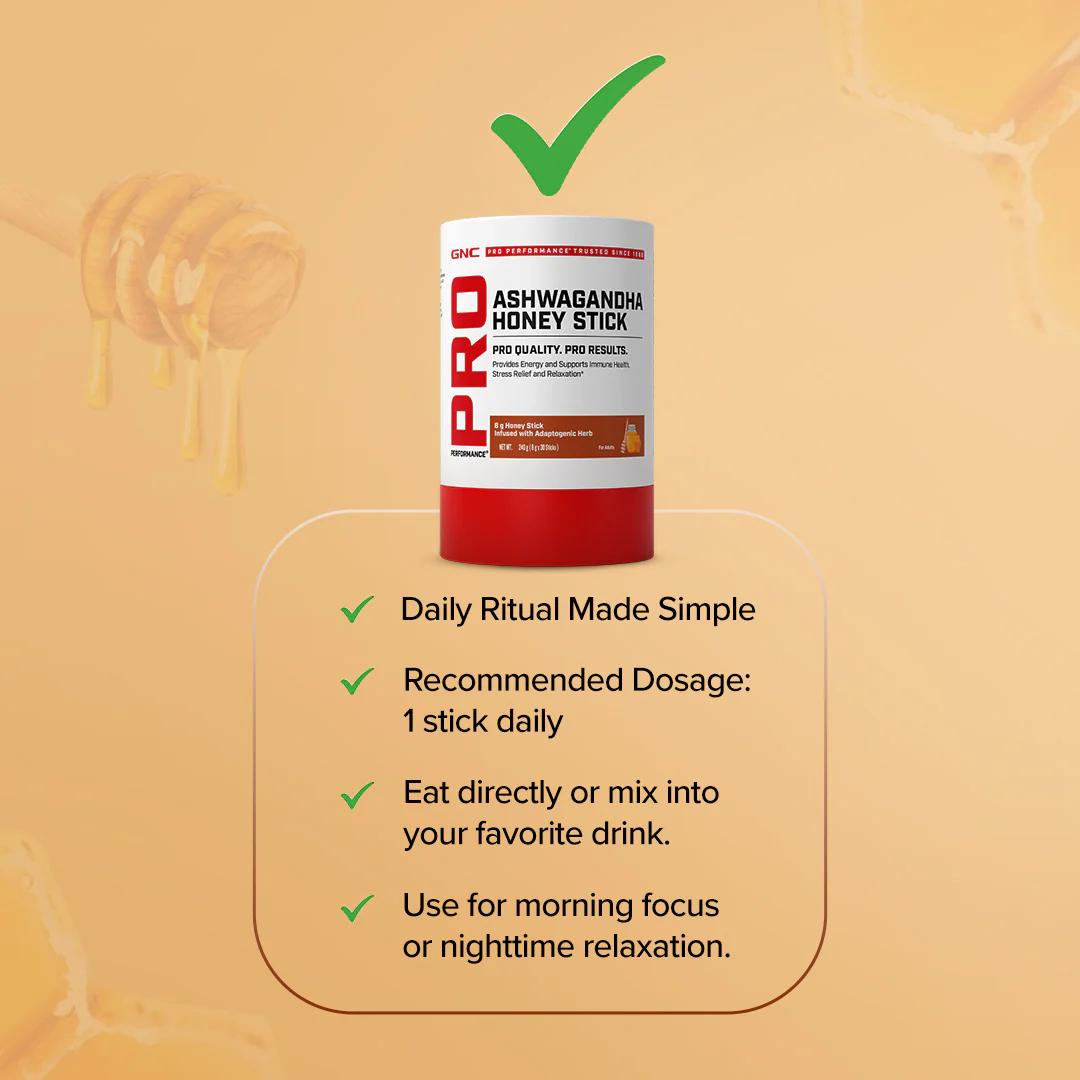 GNC Ashwagandha Honey Stick - Image 11