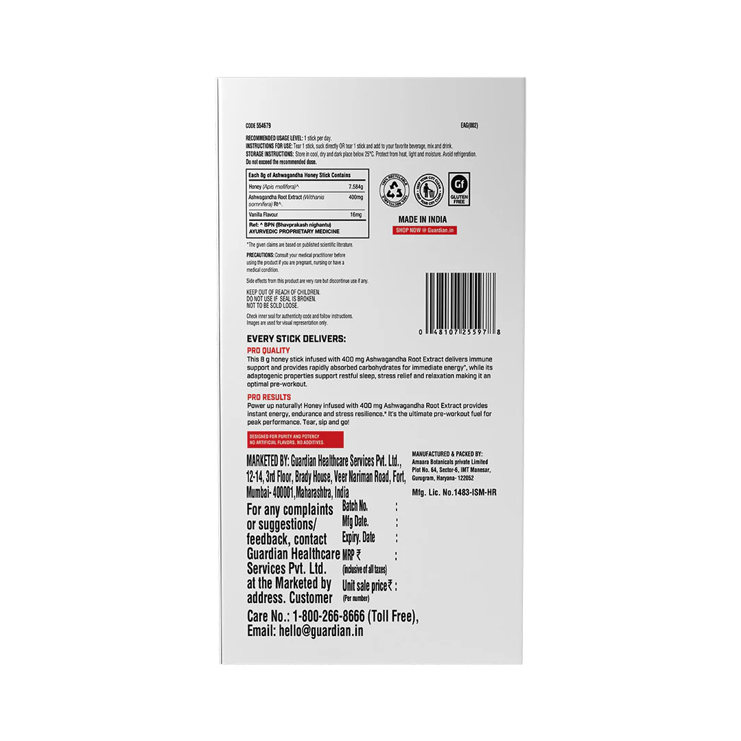 GNC Ashwagandha Honey Stick - Image 15