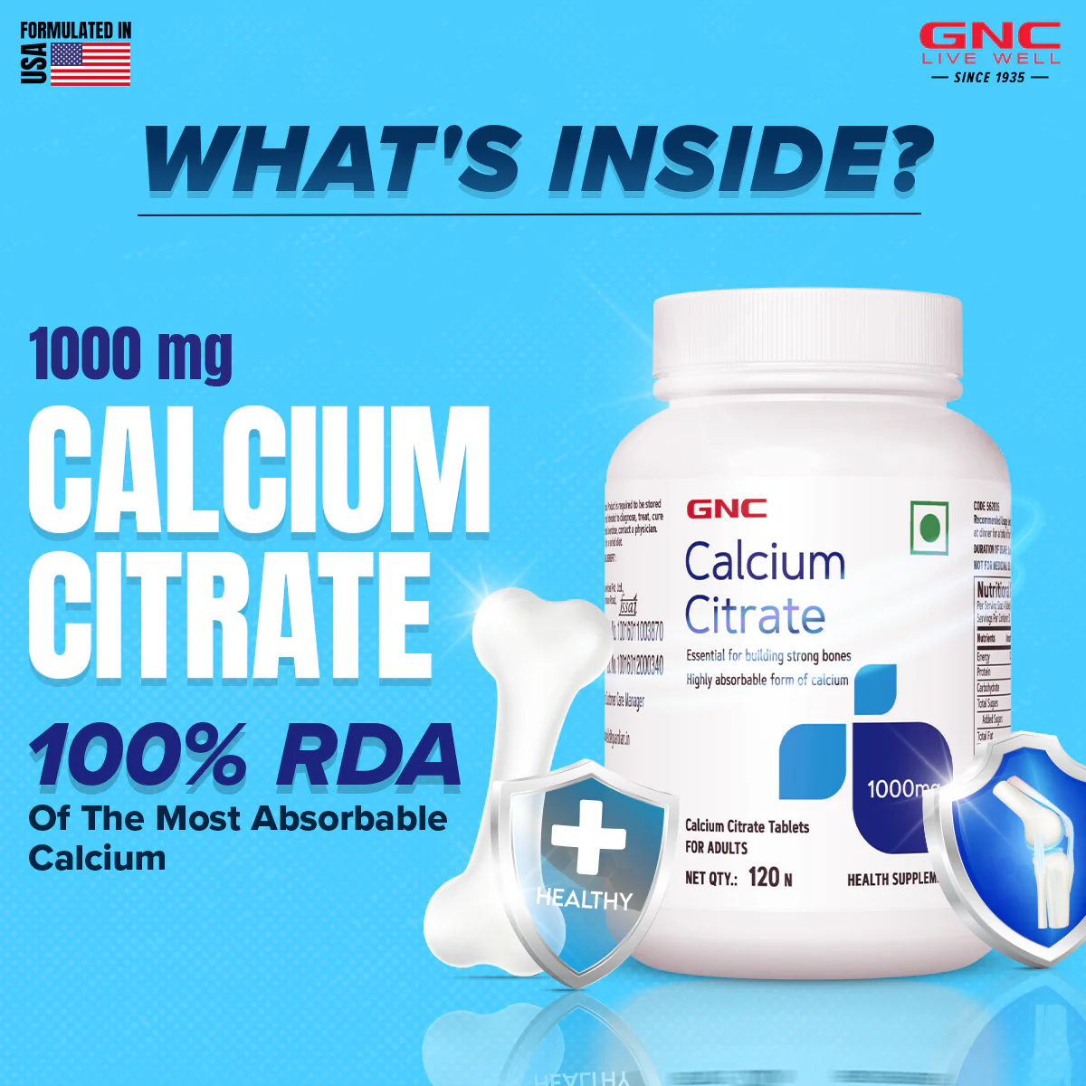 Calcium Citrate 1000mg - Image 3