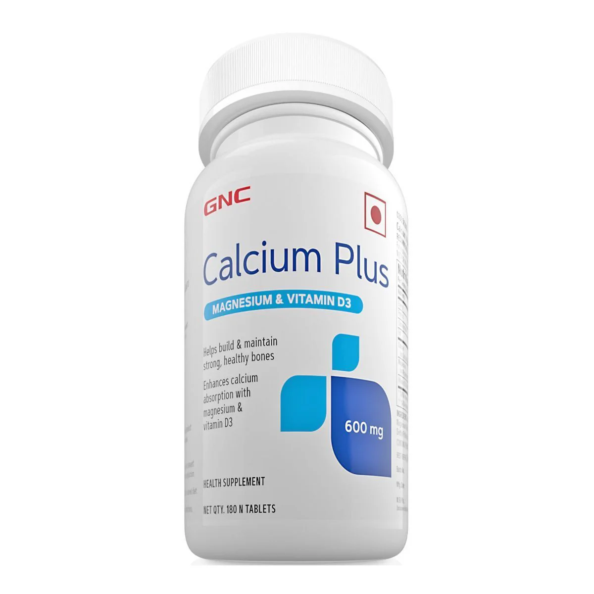 GNC Calcium Plus 600 mg with Magnesium and Vitamin D3| Expiry - 2024-05-31 - Image 4