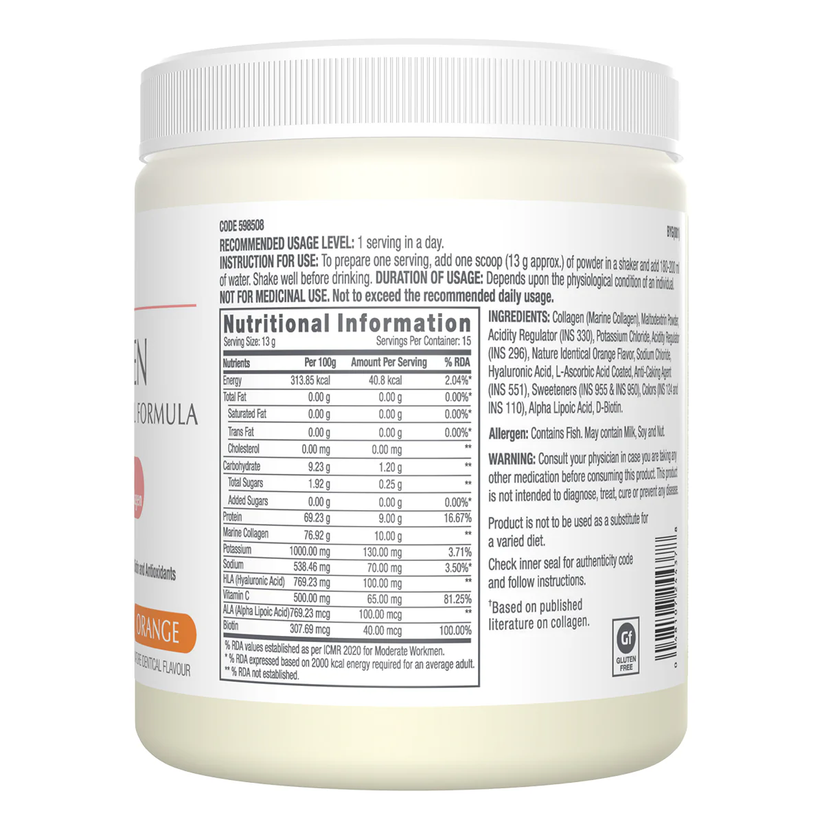 GNC Marine Collagen Powder - Image 21