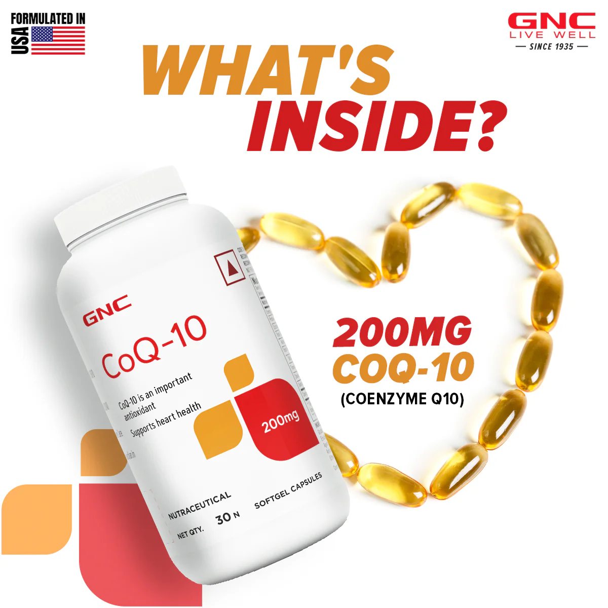 GNC CoQ-10 200mg - Image 3