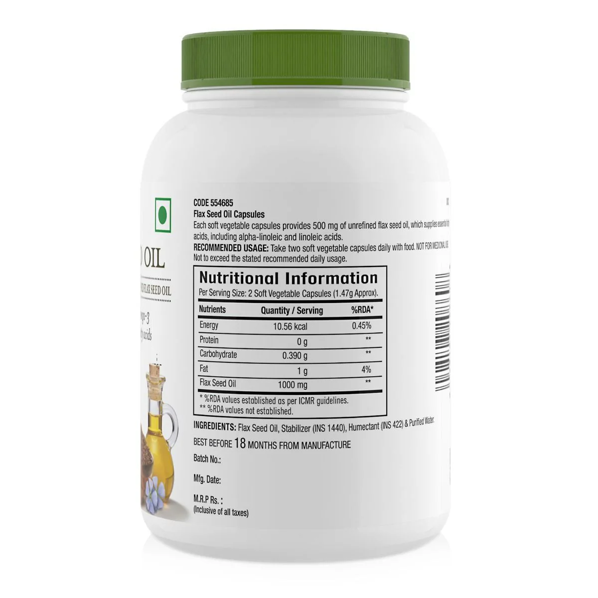 GNC Flax Seed Oil - Image 5