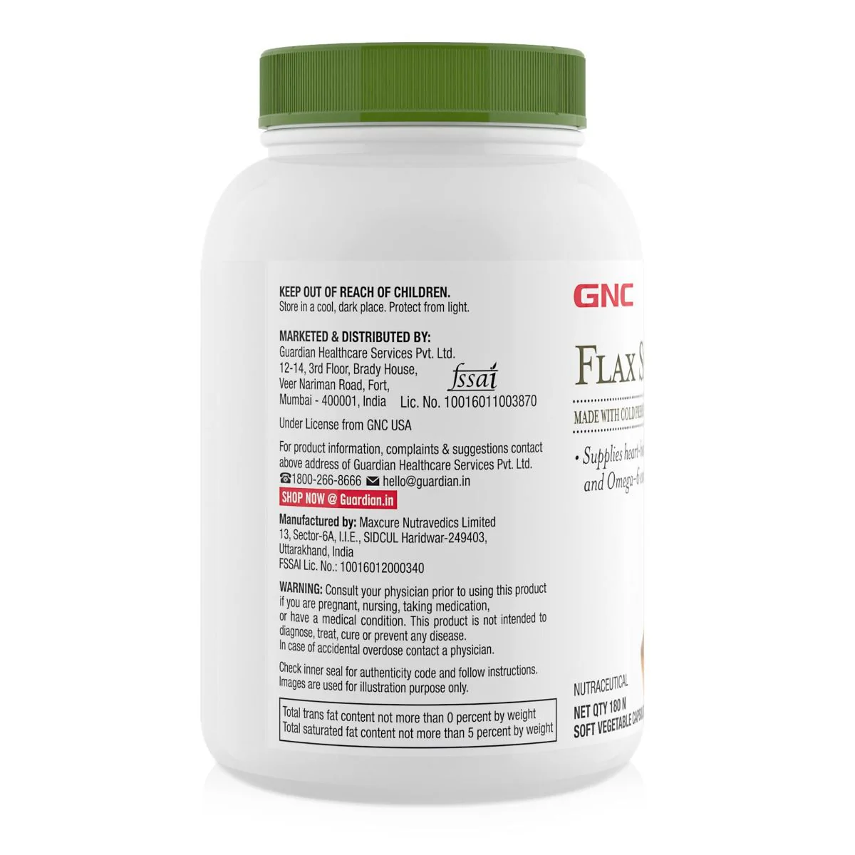 GNC Flax Seed Oil - Image 6
