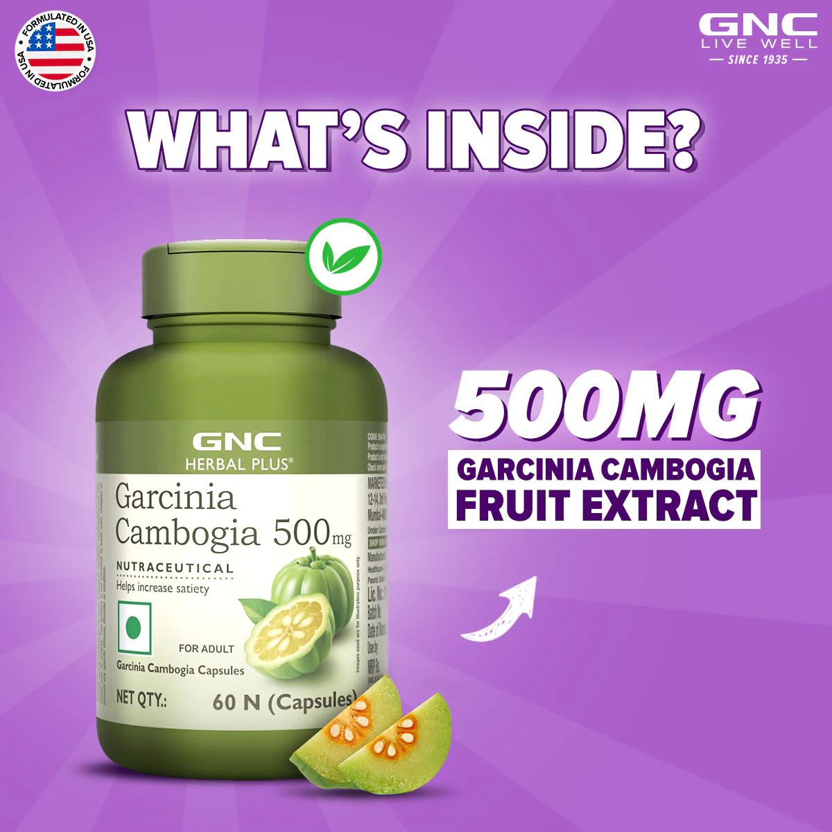 GNC Herbal Plus Garcinia Cambogia - Image 5