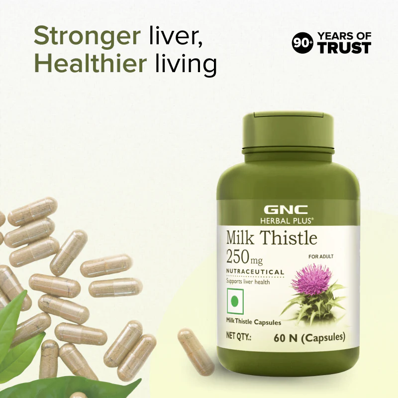 GNC Herbal Plus Milk Thistle - 250mg - Image 2