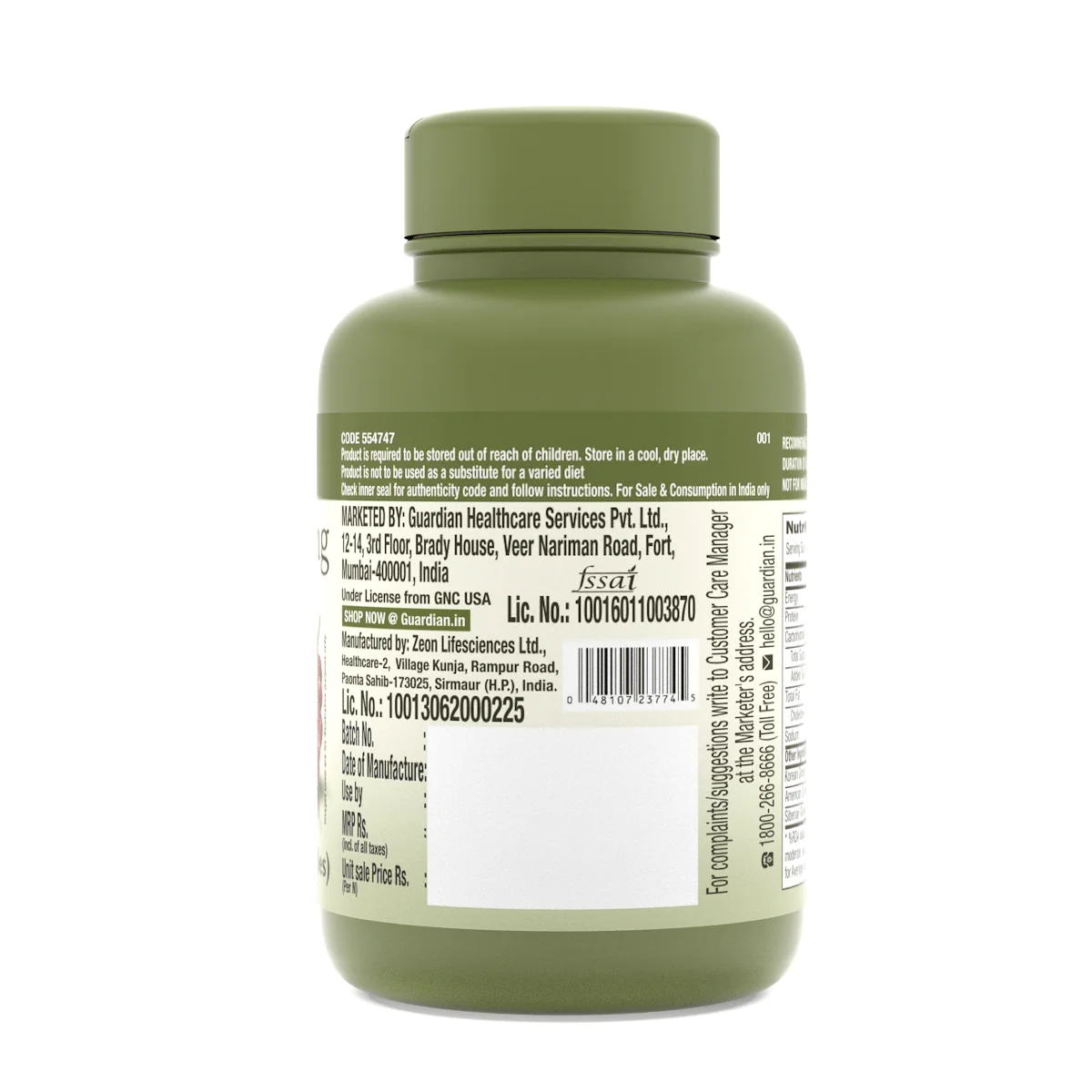 GNC Herbal Plus Triple Ginseng Root - Image 7