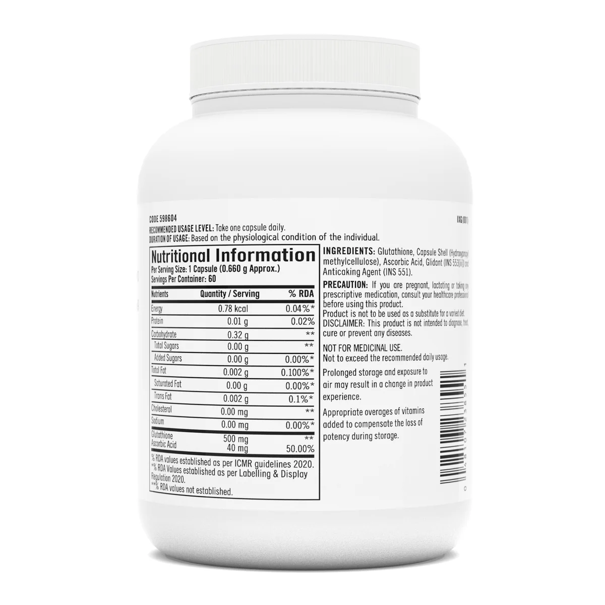GNC L-Glutathione - Image 6