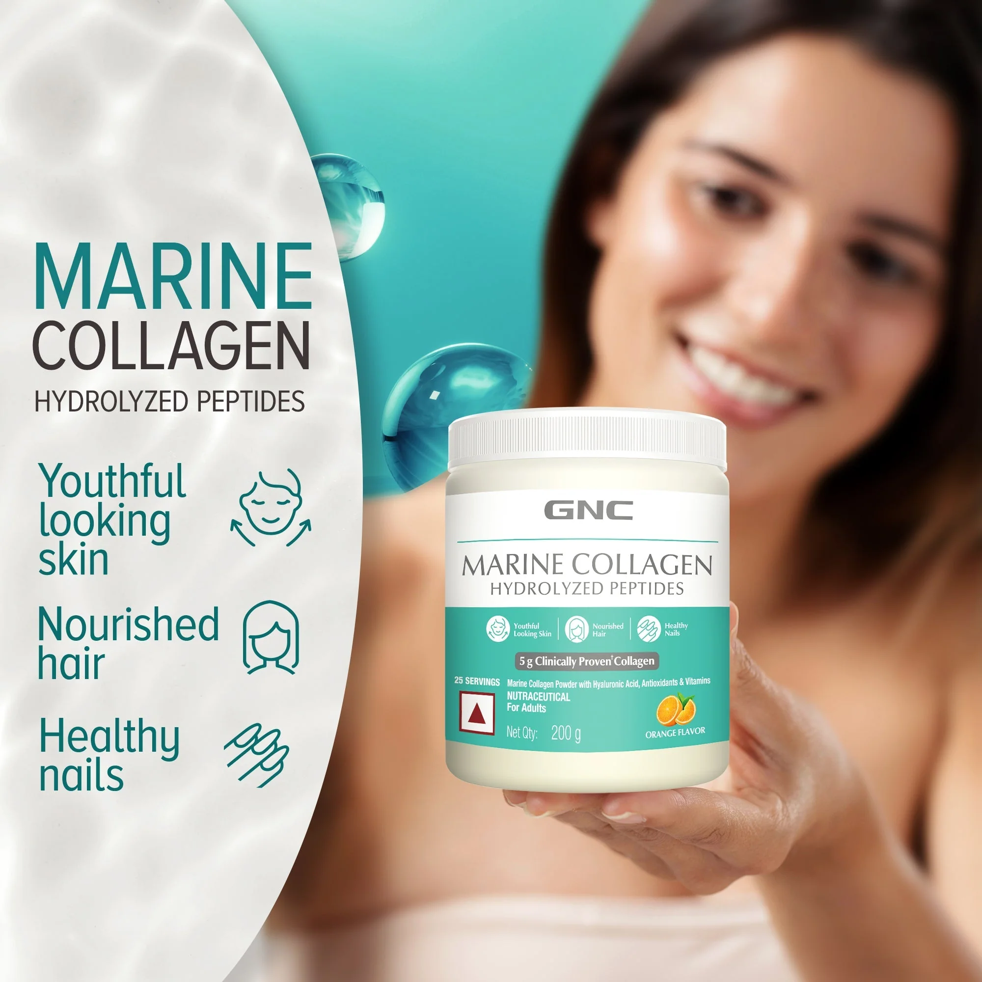 GNC Marine Collagen Hydrolyzed Peptides - Image 4