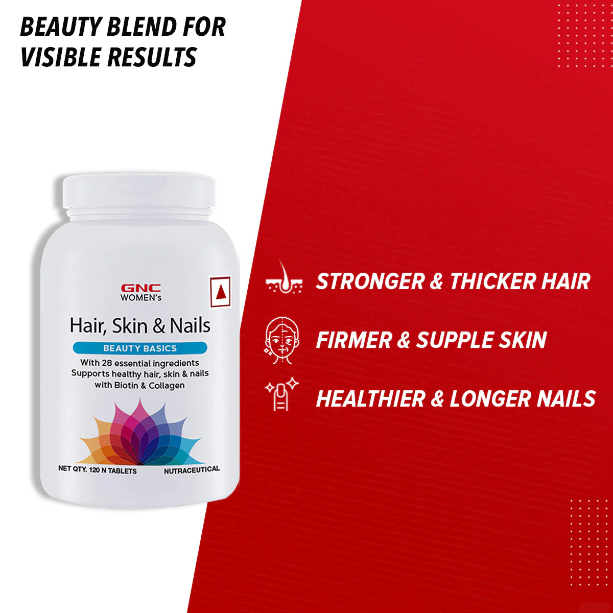 GNC Marine Collagen Powder + Women's Hair, Skin & Nails - Image 10