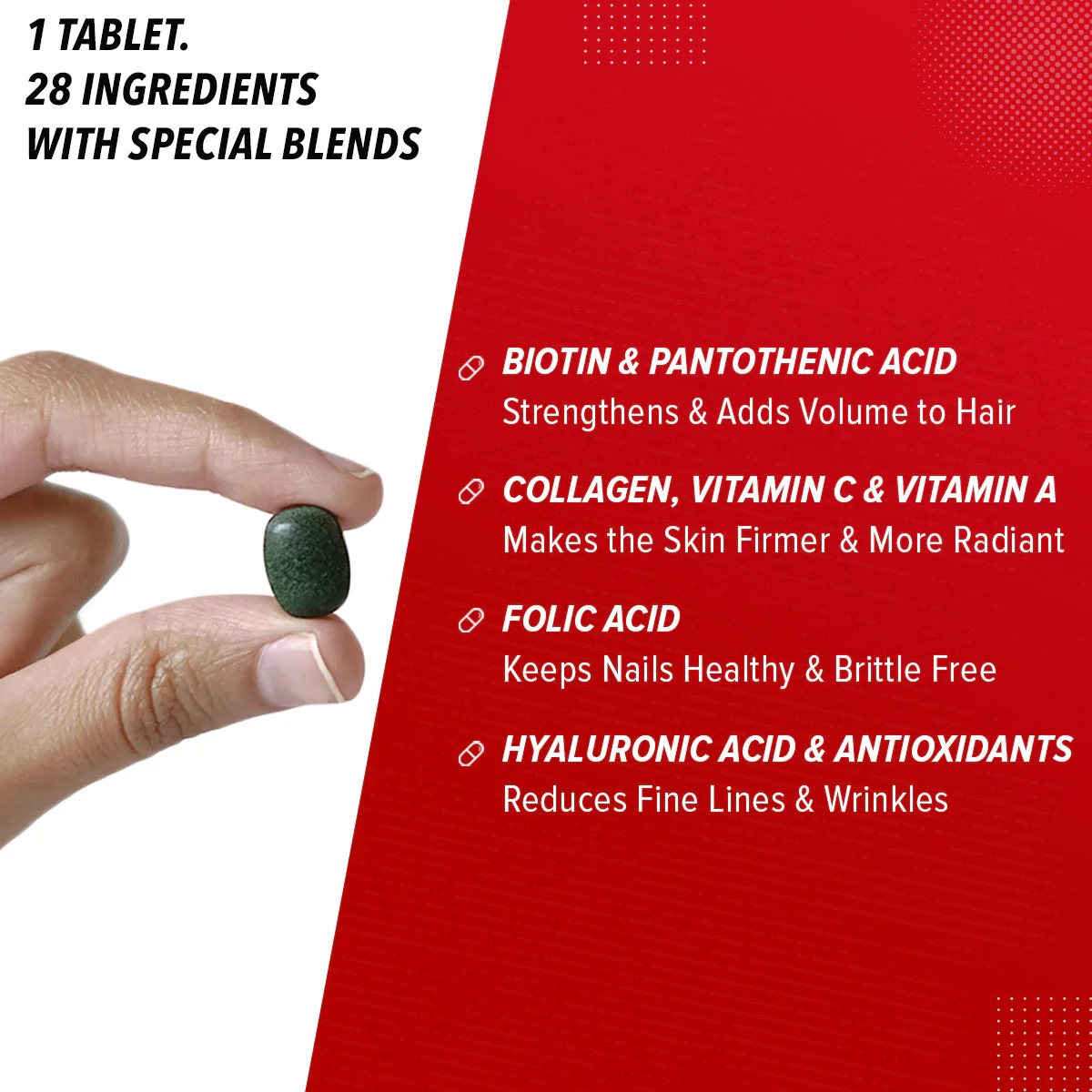 GNC Marine Collagen Powder + Women's Hair, Skin & Nails - Image 11