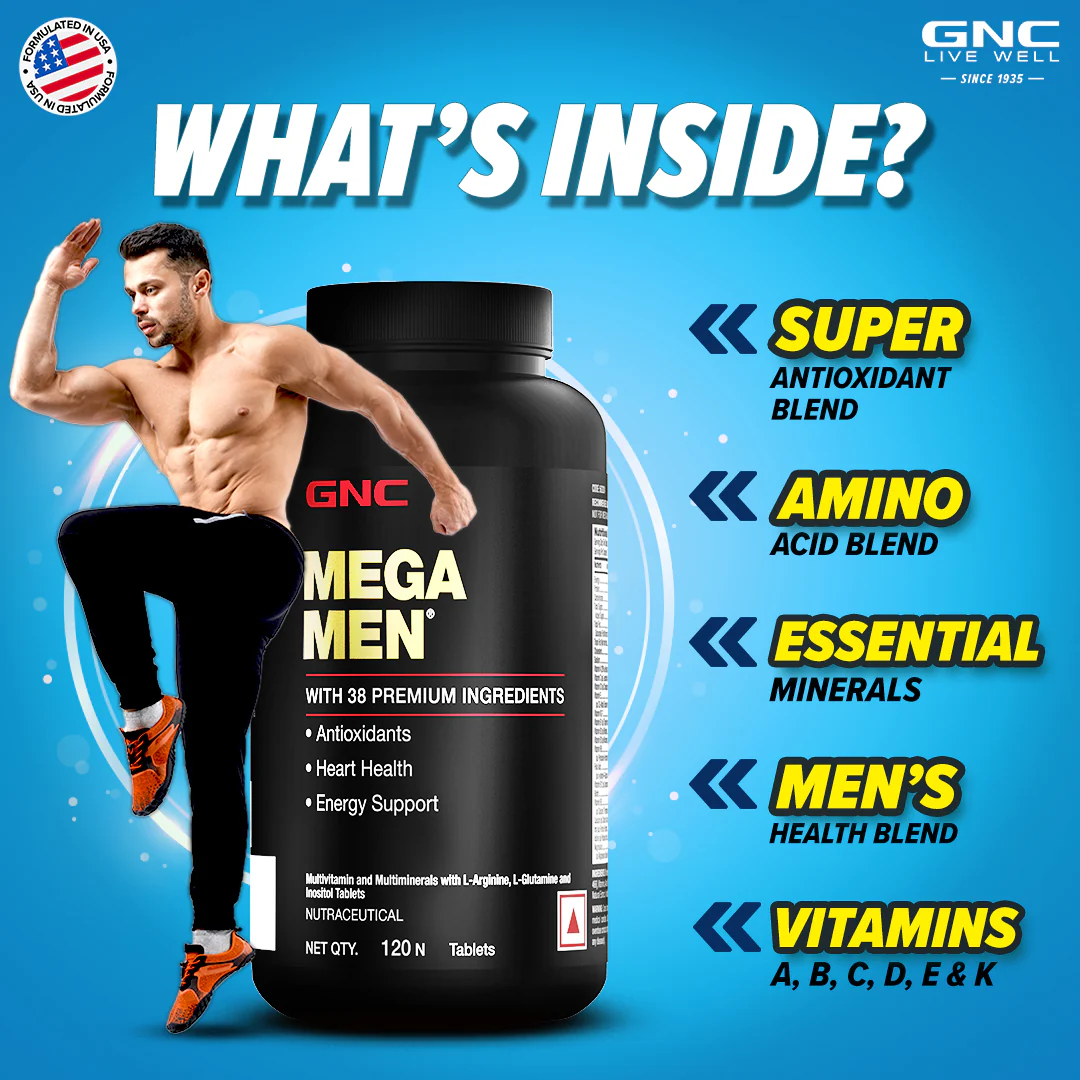 GNC Mega Men Multivitamin - Image 3