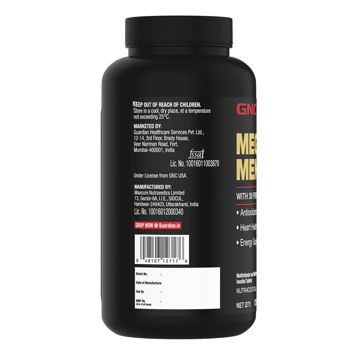 GNC Mega Men Multivitamin - Clearance Sale| Expiry - 2025-09-30 - Image 11