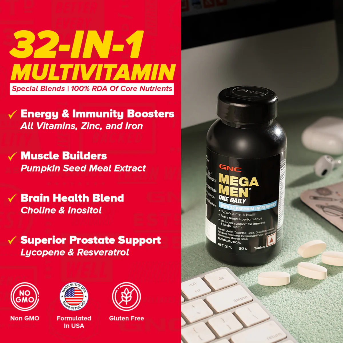 GNC Mega Men One Daily Multivitamin - Image 12