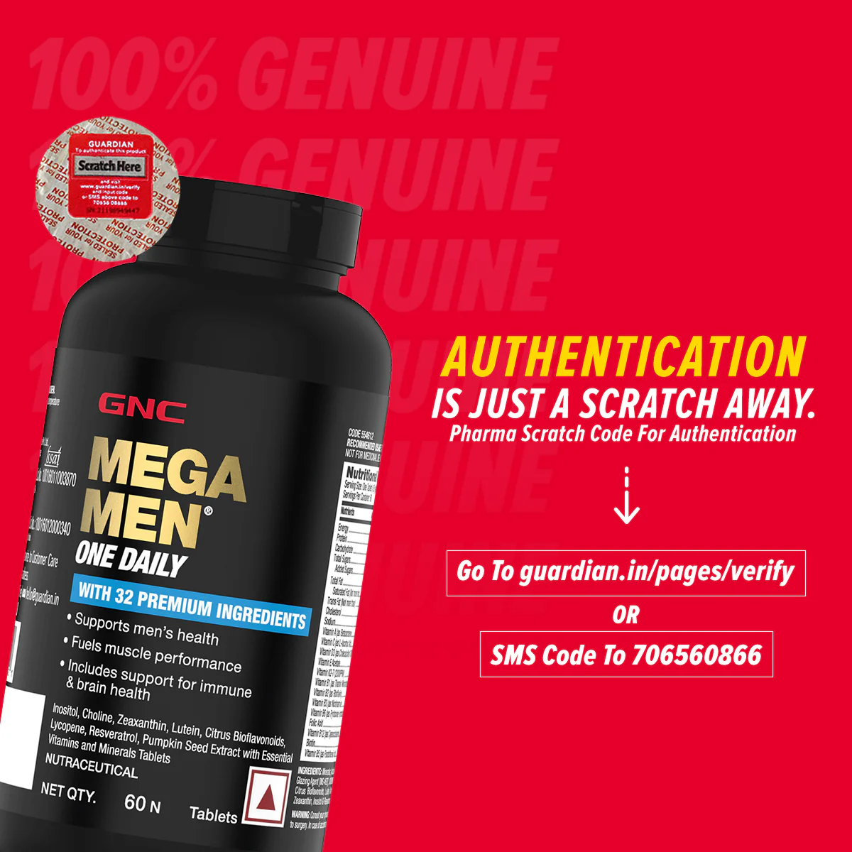 GNC Mega Men One Daily Multivitamin - Image 17