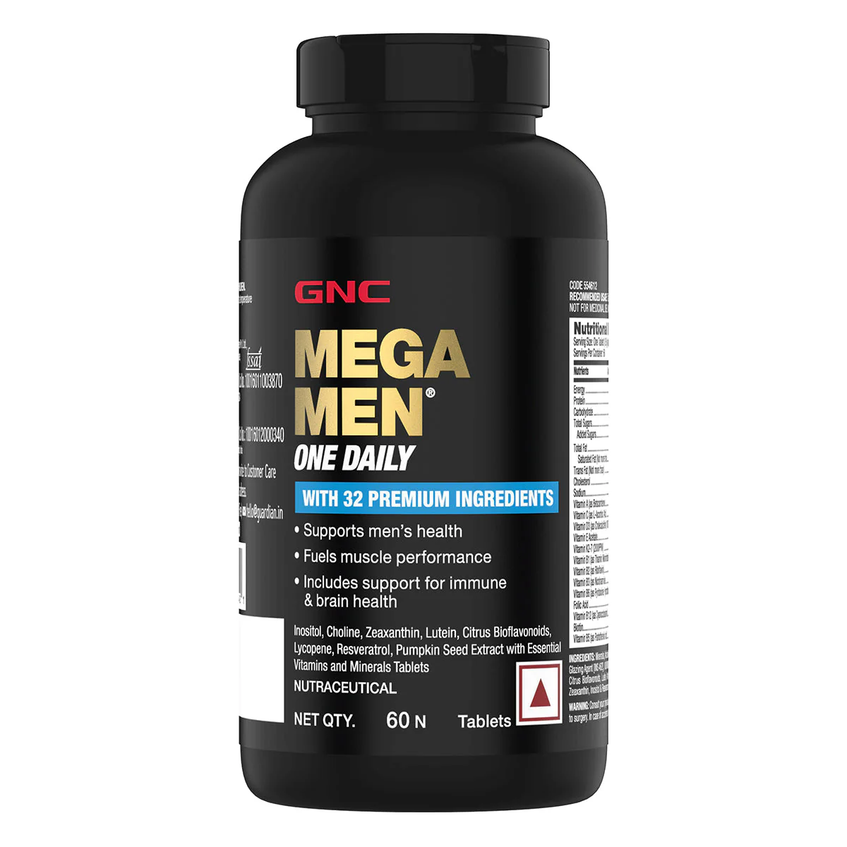 GNC Mega Men One Daily Multivitamin + Triple Strength Fish Oil - Image 6