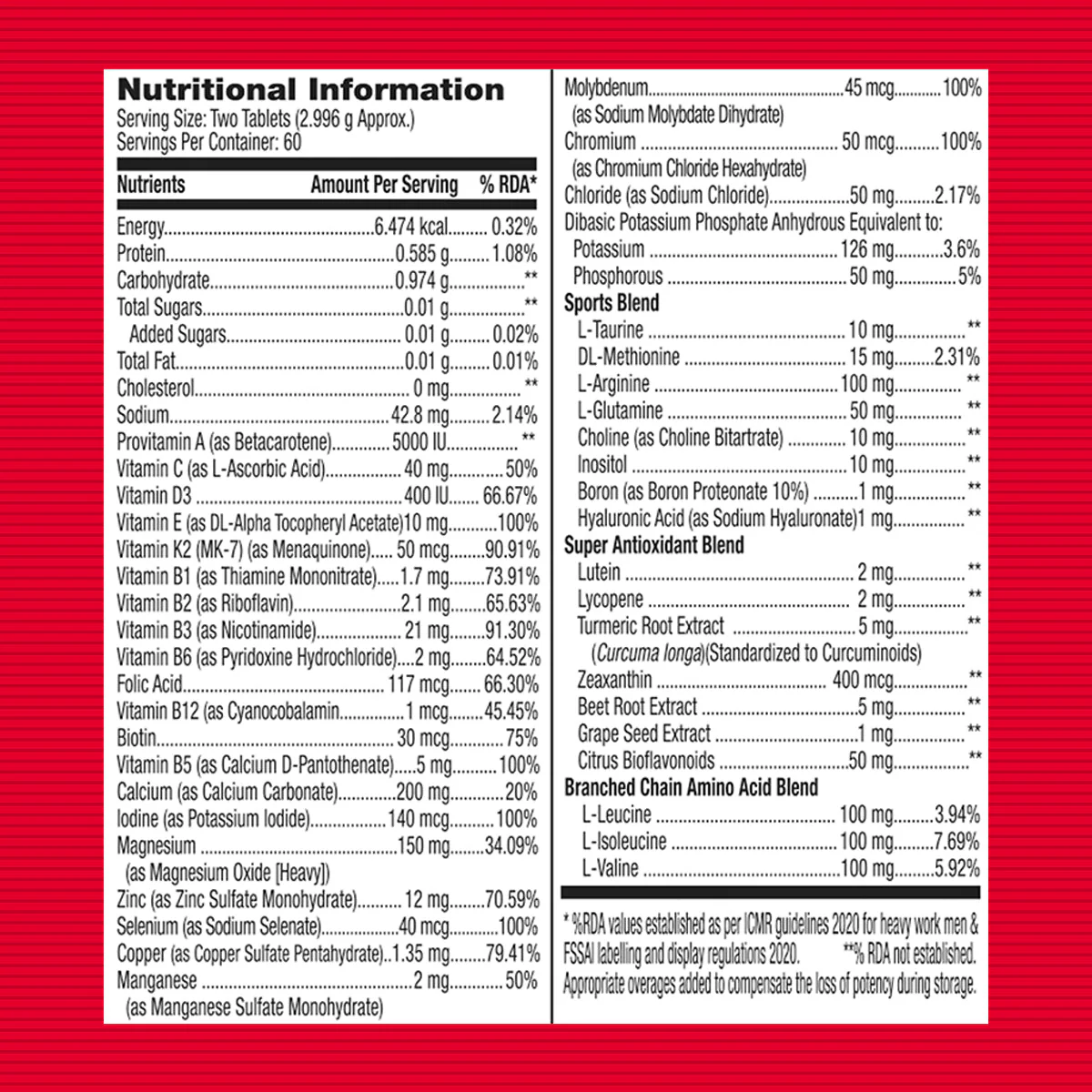 GNC Mega Men Sport Multivitamin - Clearance Sale| Expiry - 2025-04-30 - Image 3