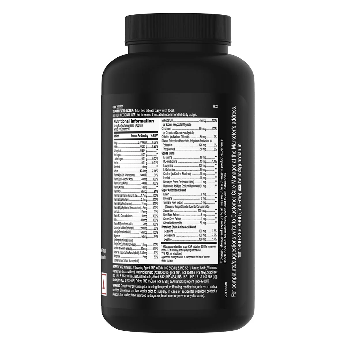 GNC Mega Men Sport Multivitamin - Clearance Sale| Expiry - 2025-04-30 - Image 8