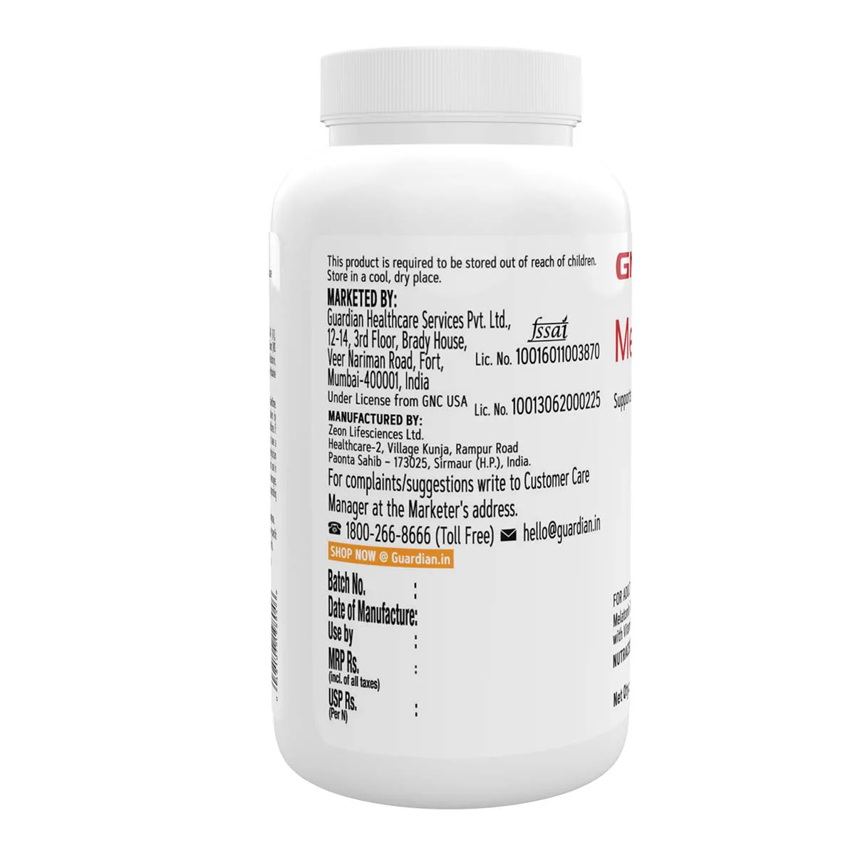 GNC Melatonin With Vitamin B6 - Image 11