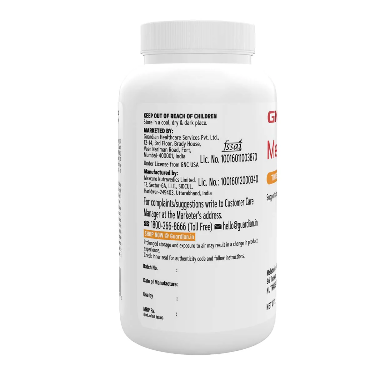 GNC Melatonin With Vitamin B6 - Image 9