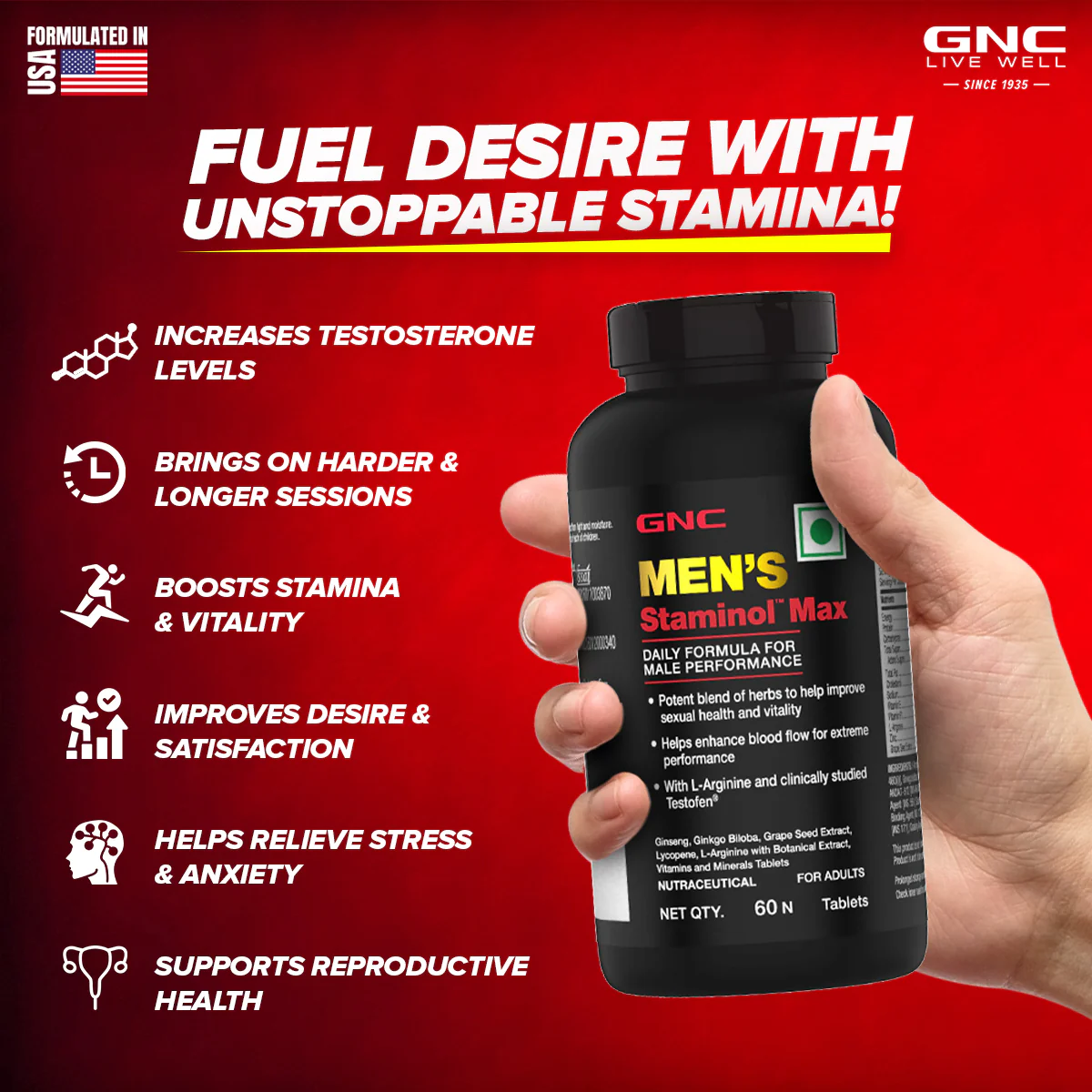 GNC Men's Staminol Max - Image 4