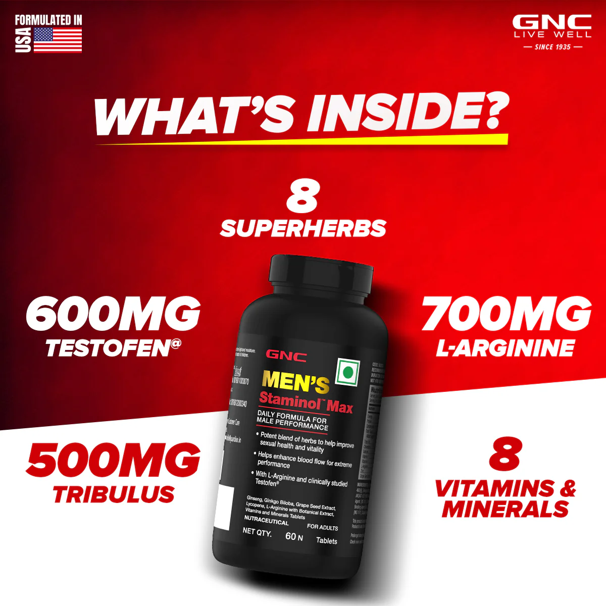 GNC Men's Staminol Max - Image 5
