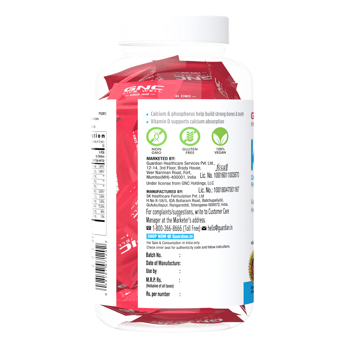 GNC milestones kids Calcium + Vitamin D Gummies - Image 5