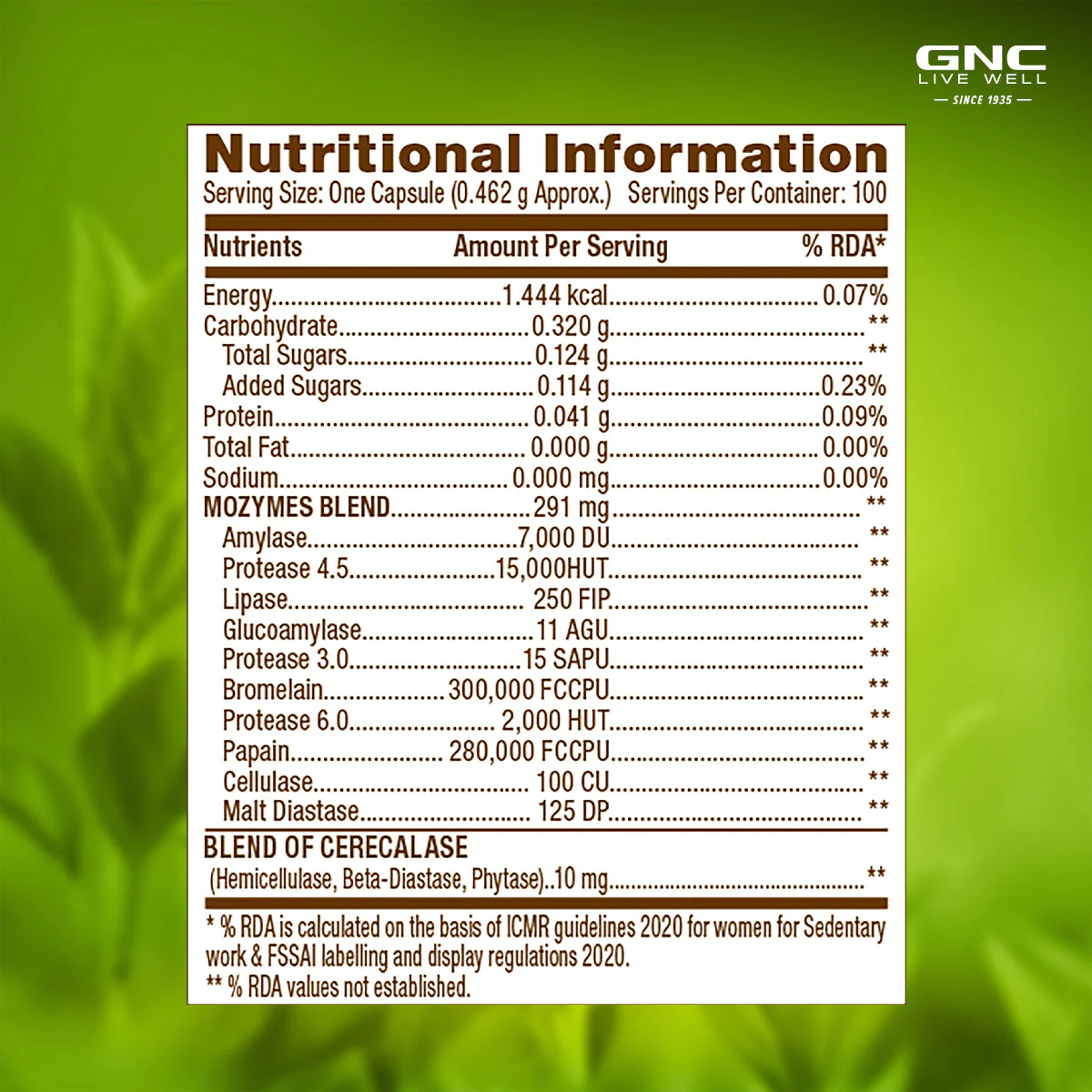 GNC Natural Brand Super Digestive Enzymes - Image 5