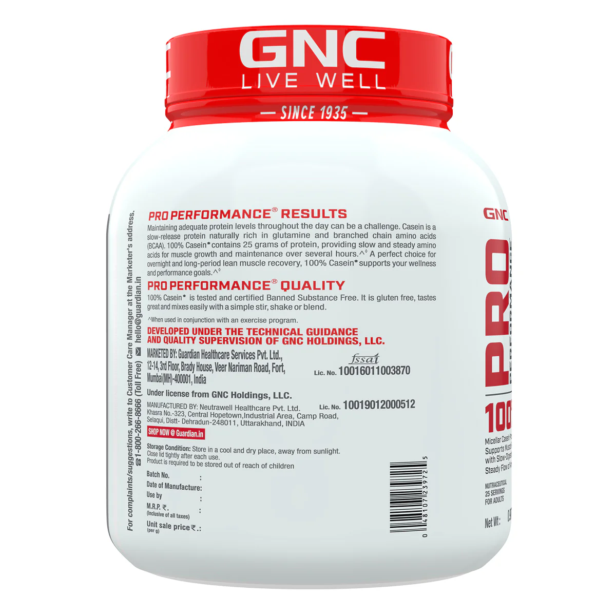 GNC Pro Performance 100% Casein Protein - Image 5