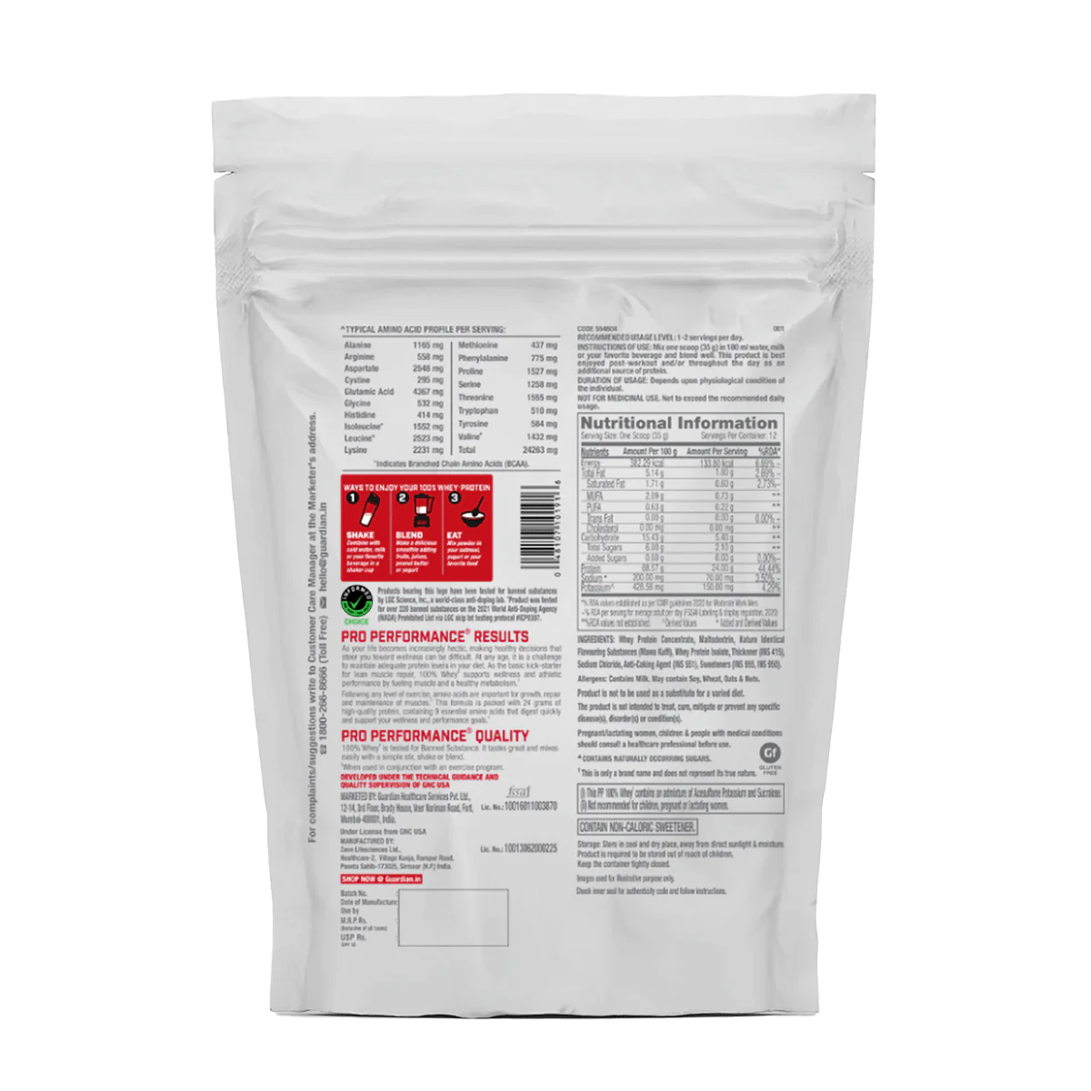 GNC Pro Performance 100% Whey Protein - Image 14