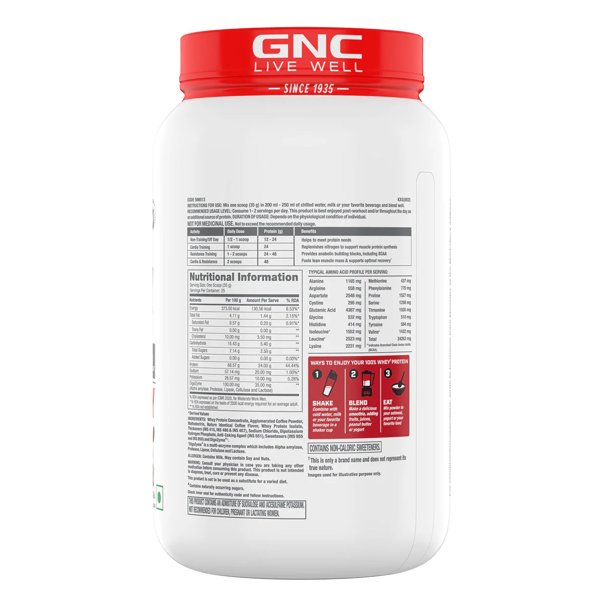 GNC Pro Performance 100% Whey Protein - Image 23