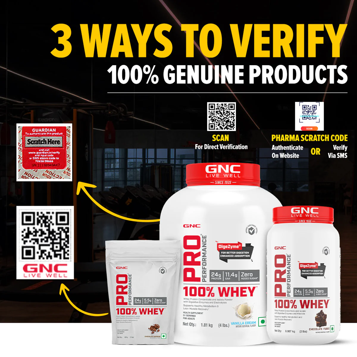 GNC Pro Performance 100% Whey Protein - Image 50