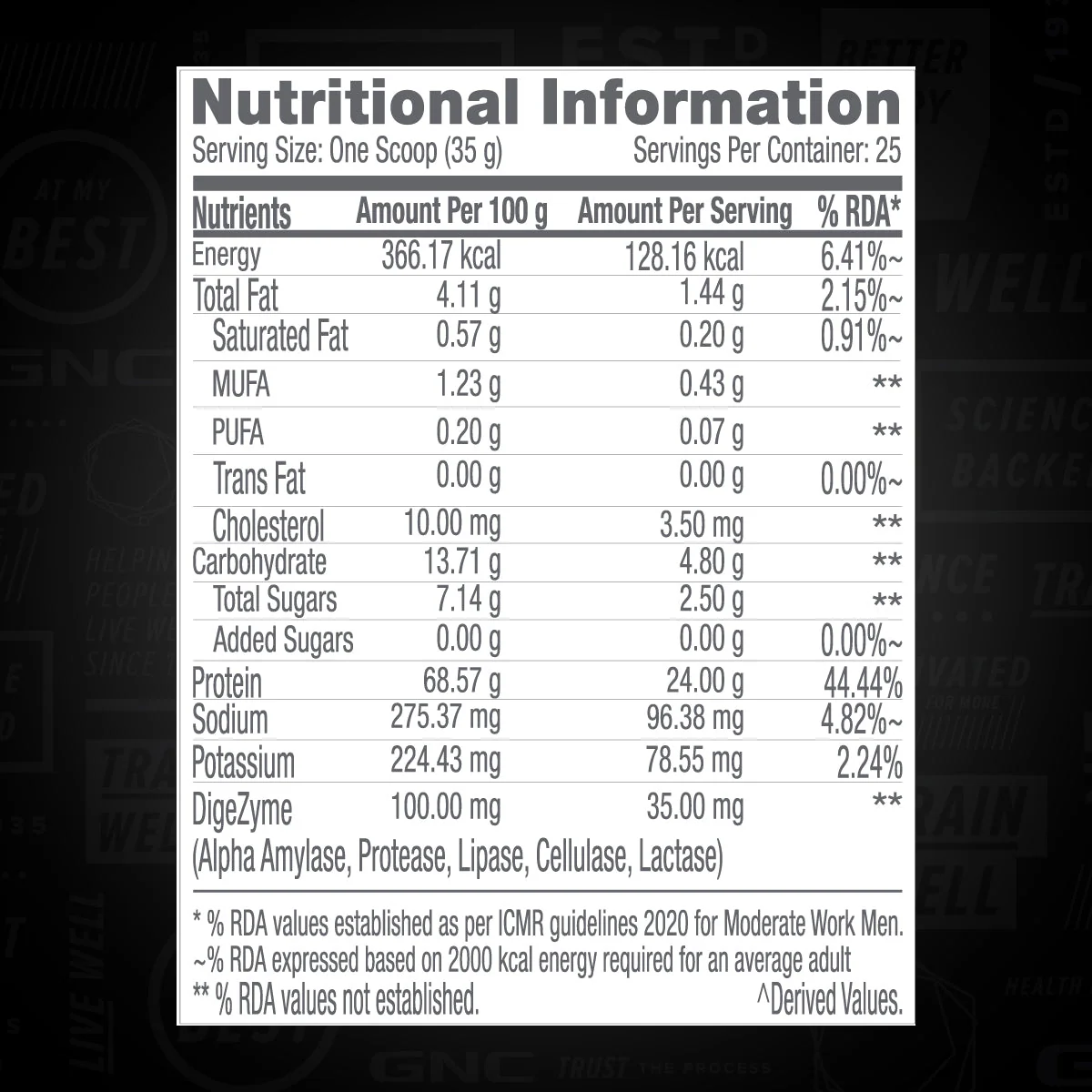 GNC Pro Performance 100% Whey Protein -2 lbs with Shaker - Image 46
