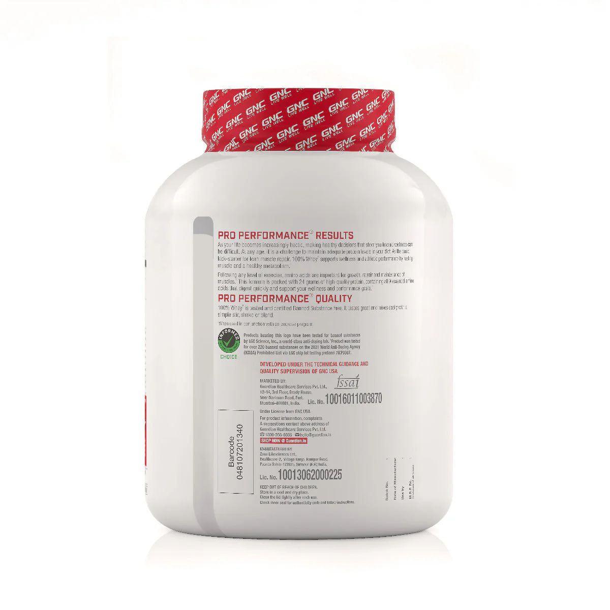 GNC Pro Performance 100% Whey Protein 2KG| Expiry - 2024-03-31 - Image 3