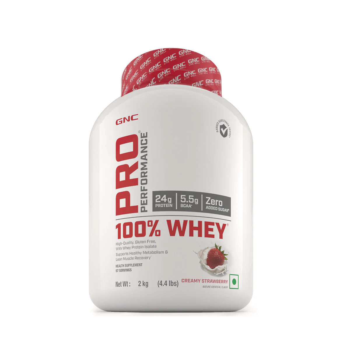 GNC Pro Performance 100% Whey Protein 2KG| Expiry - 2024-03-31 - Image 4