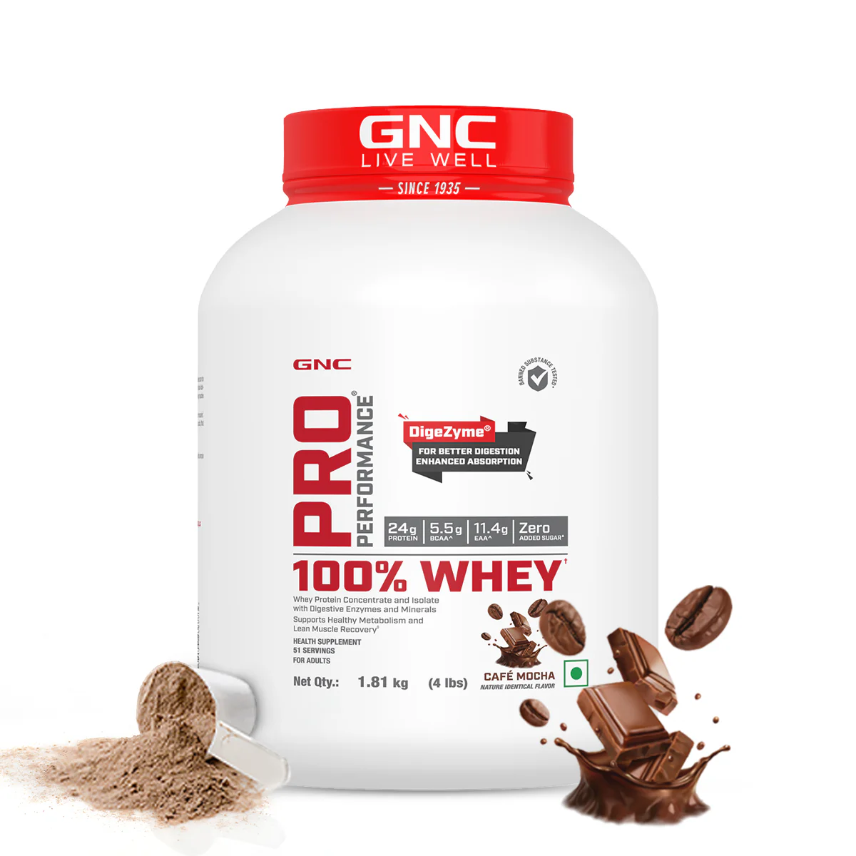 GNC Pro Performance 100% Whey Protein - Clearance Sale| Expiry - 2025-09-30