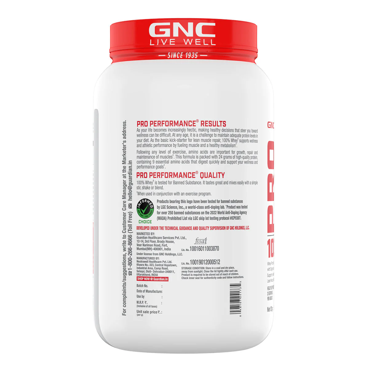 GNC Pro Performance 100% Whey Protein - Clearance Sale| Expiry - 2024-06-30 - Image 10