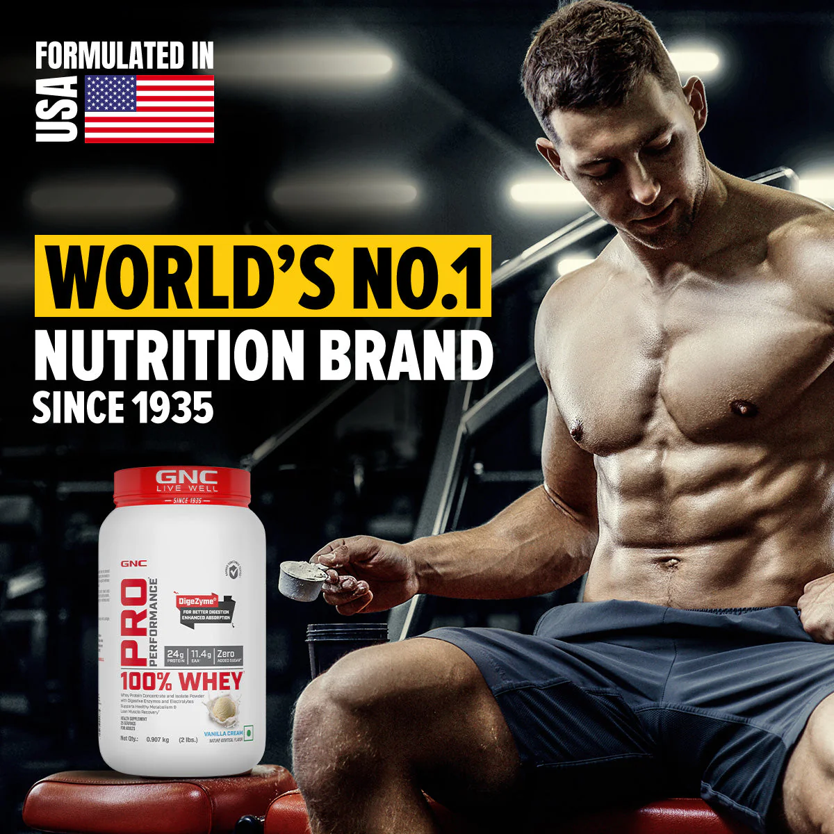 GNC Pro Performance 100% Whey Protein - Clearance Sale| Expiry - 2024-06-30 - Image 2