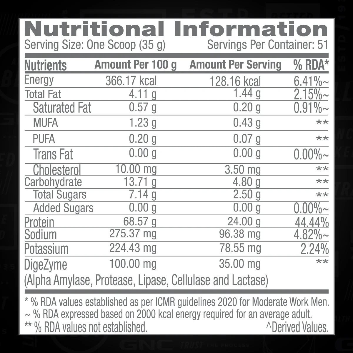 100% Whey Protein - 1 lbs - Image 200