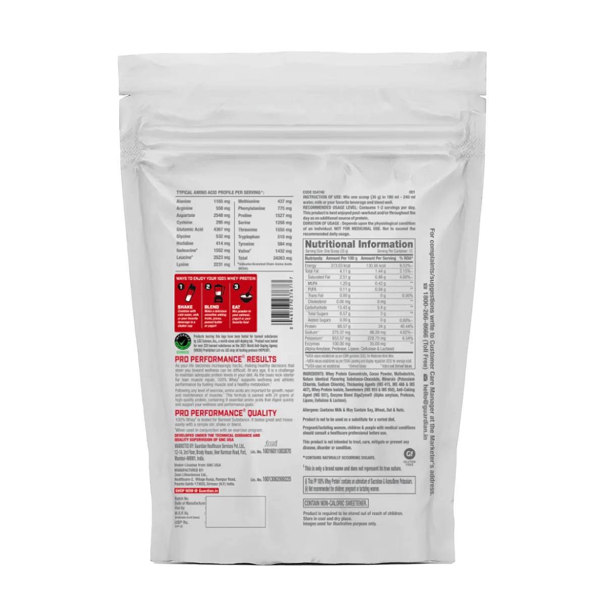 100% Whey Protein - 1 lbs - Image 81