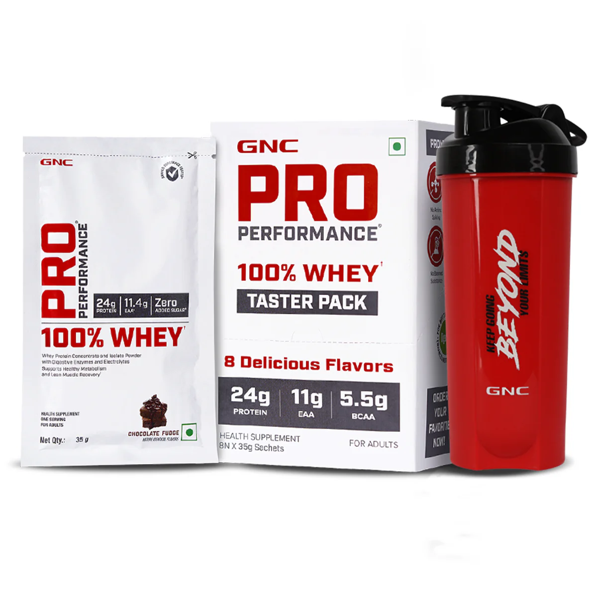 GNC Pro Performance 100% Whey Protein Taster Pack - Image 4