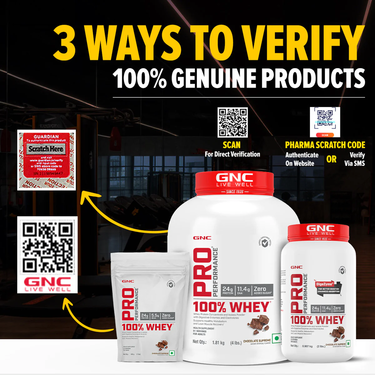 GNC Pro Performance 100% Whey Protein With Triple Strength Fish Oil - Image 10