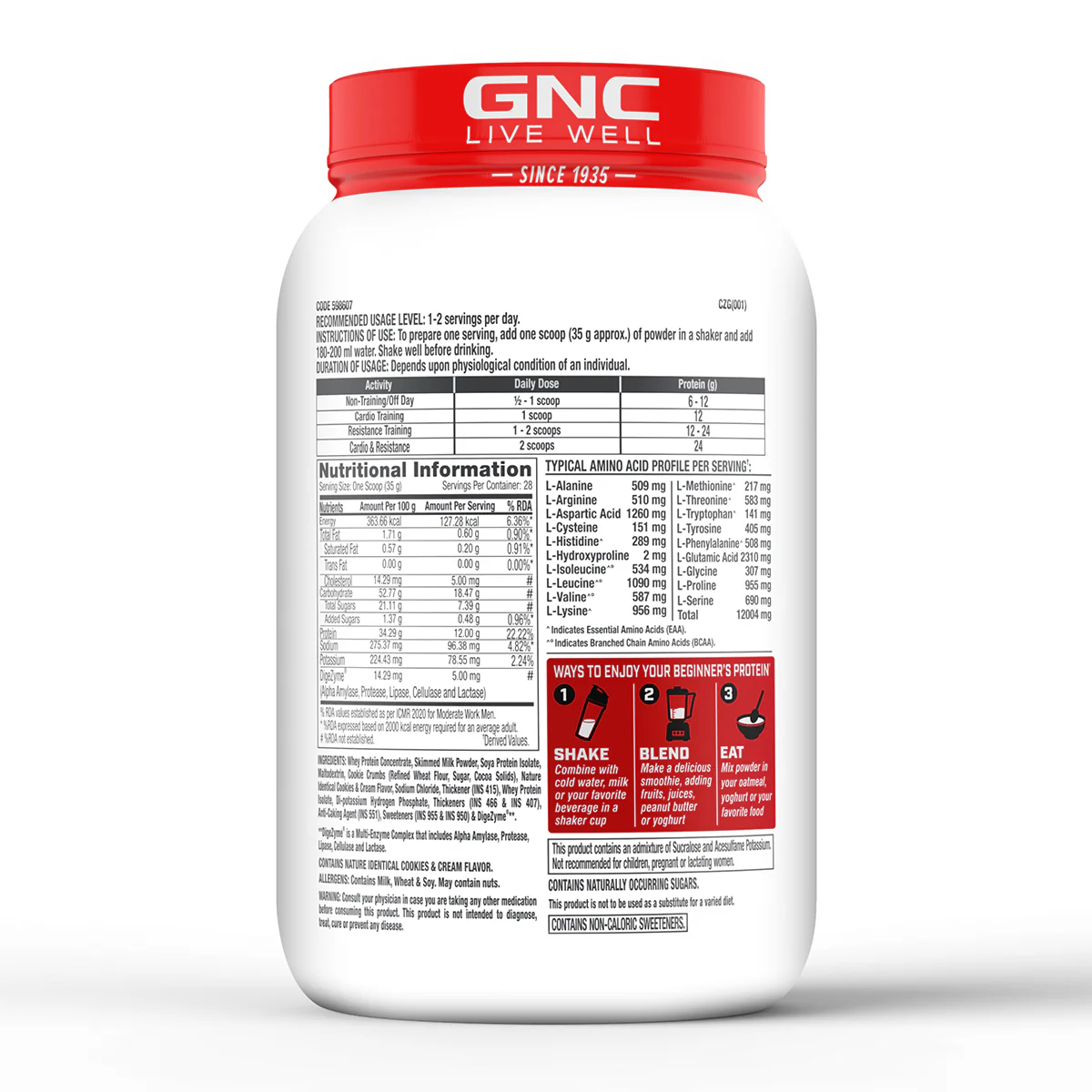 GNC Pro Performance Beginner's Protein - Image 5