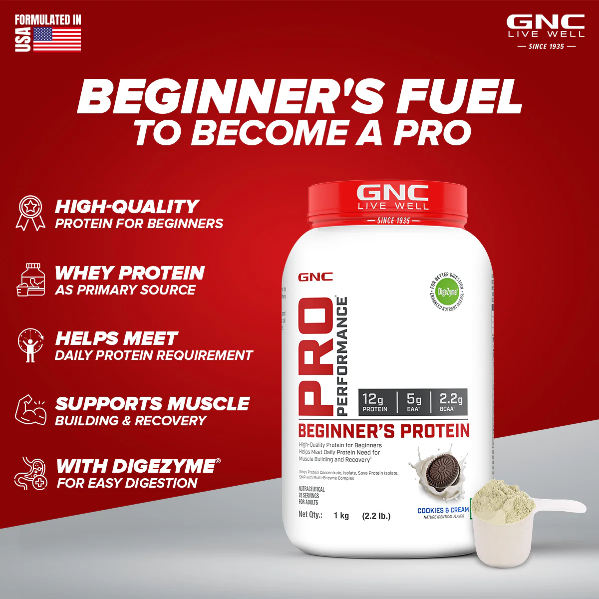 GNC Pro Performance Beginner's Protein - Image 8