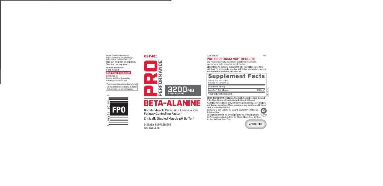 GNC Pro Performance Beta Alanine - Delays Fatigue & Prevents Muscle Breakdown - Image 2
