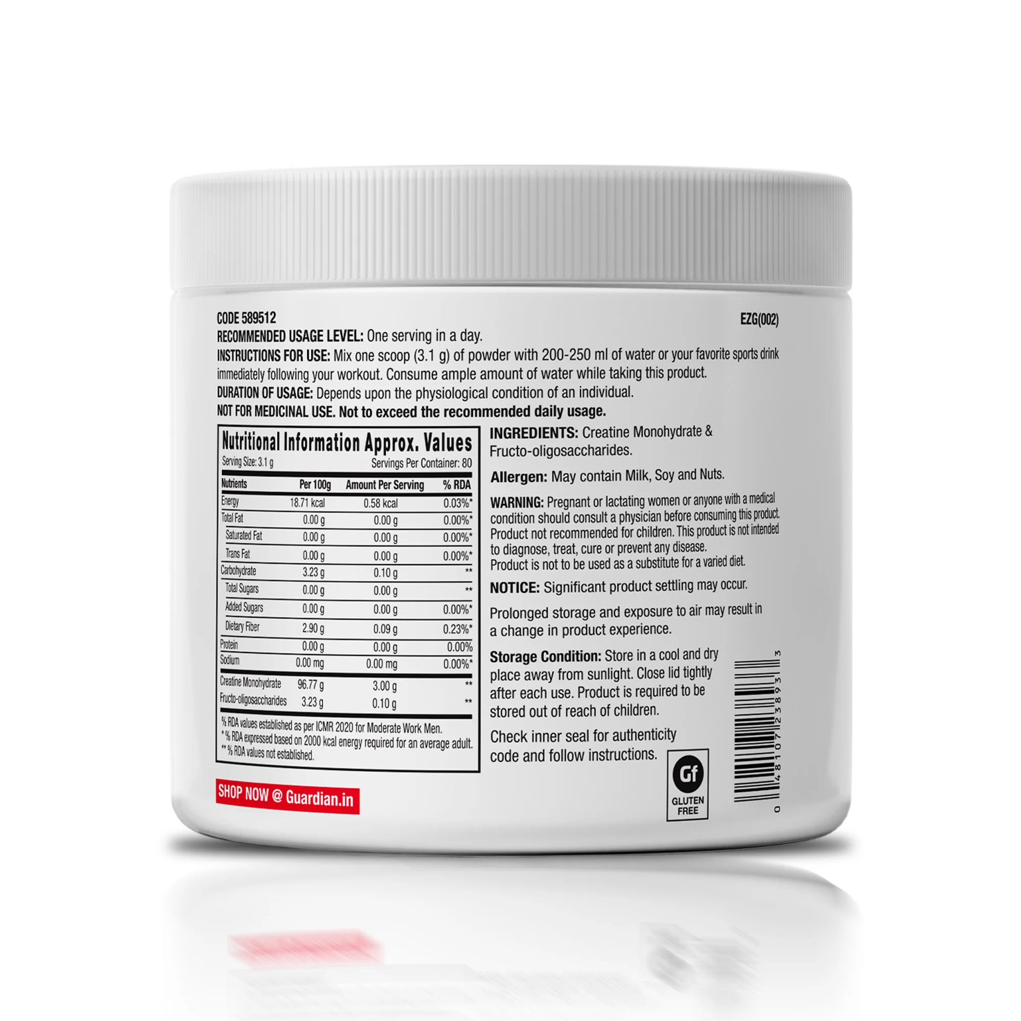 GNC Pro Performance Creatine Monohydrate - Image 26