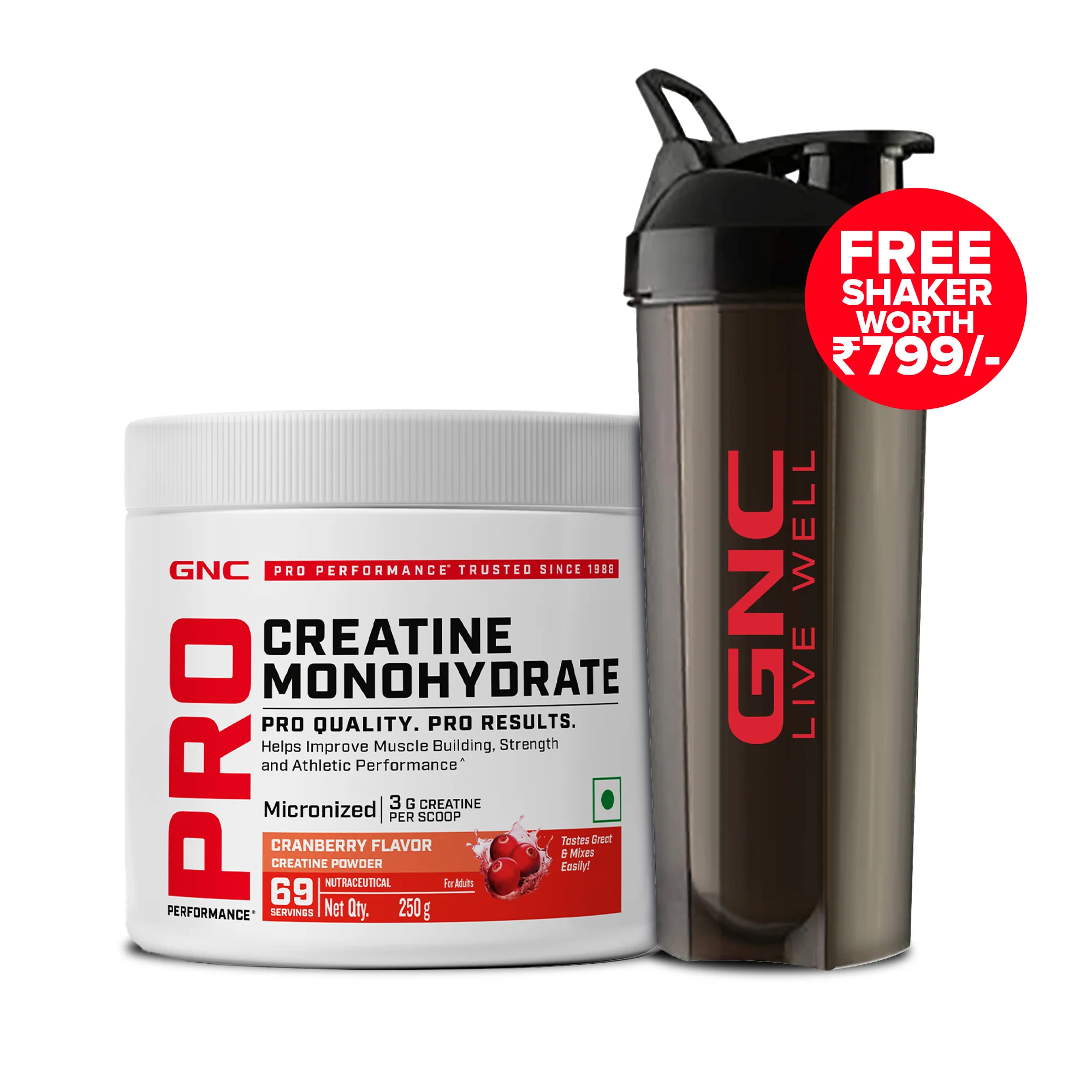 GNC Pro Performance Creatine Monohydrate - Image 4