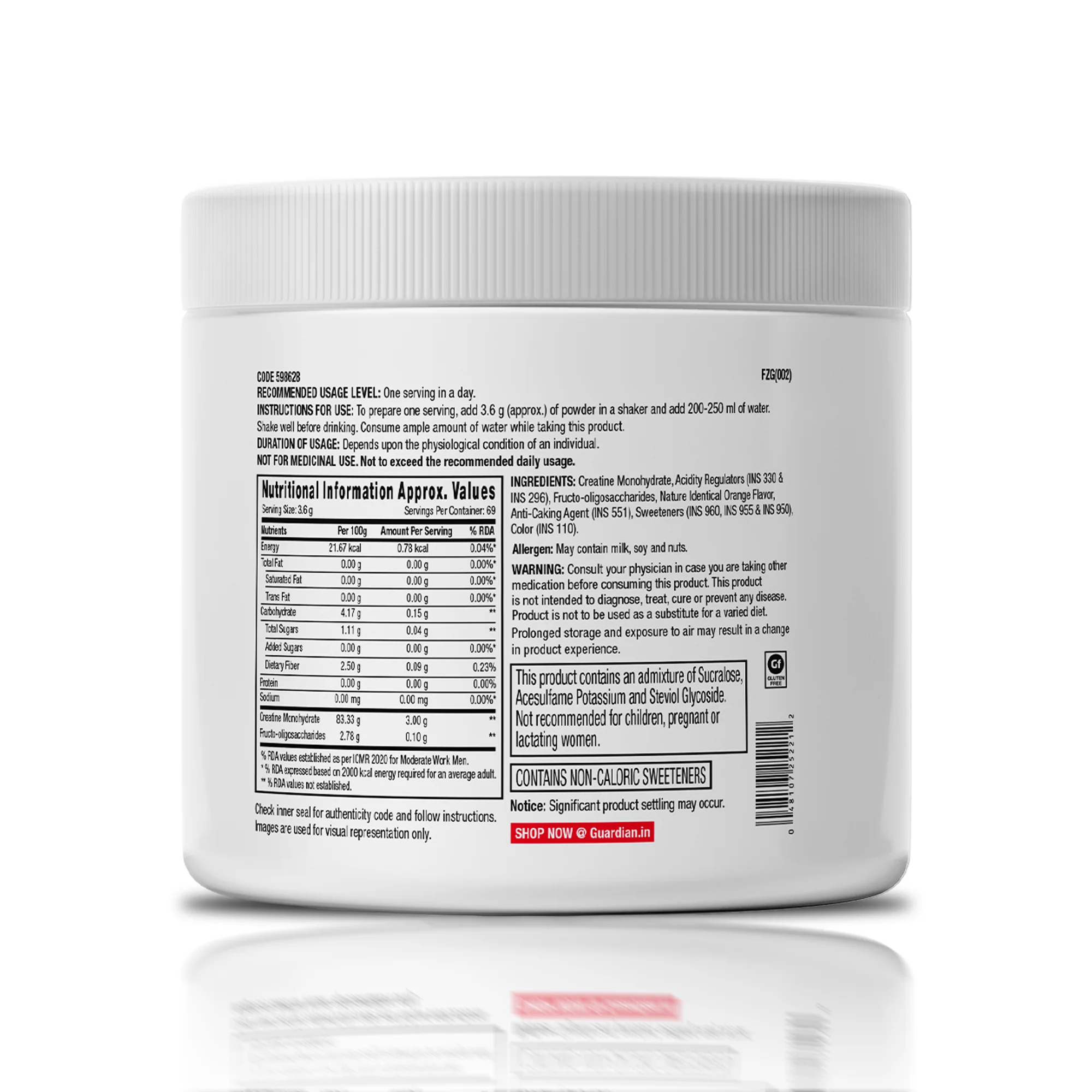 GNC Pro Performance Creatine Monohydrate - Image 64