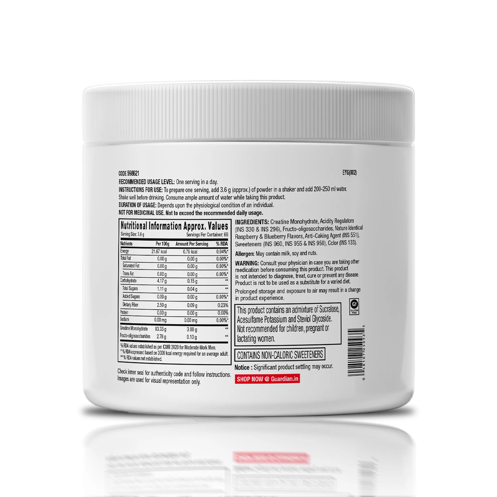 GNC Pro Performance Creatine Monohydrate - Image 70