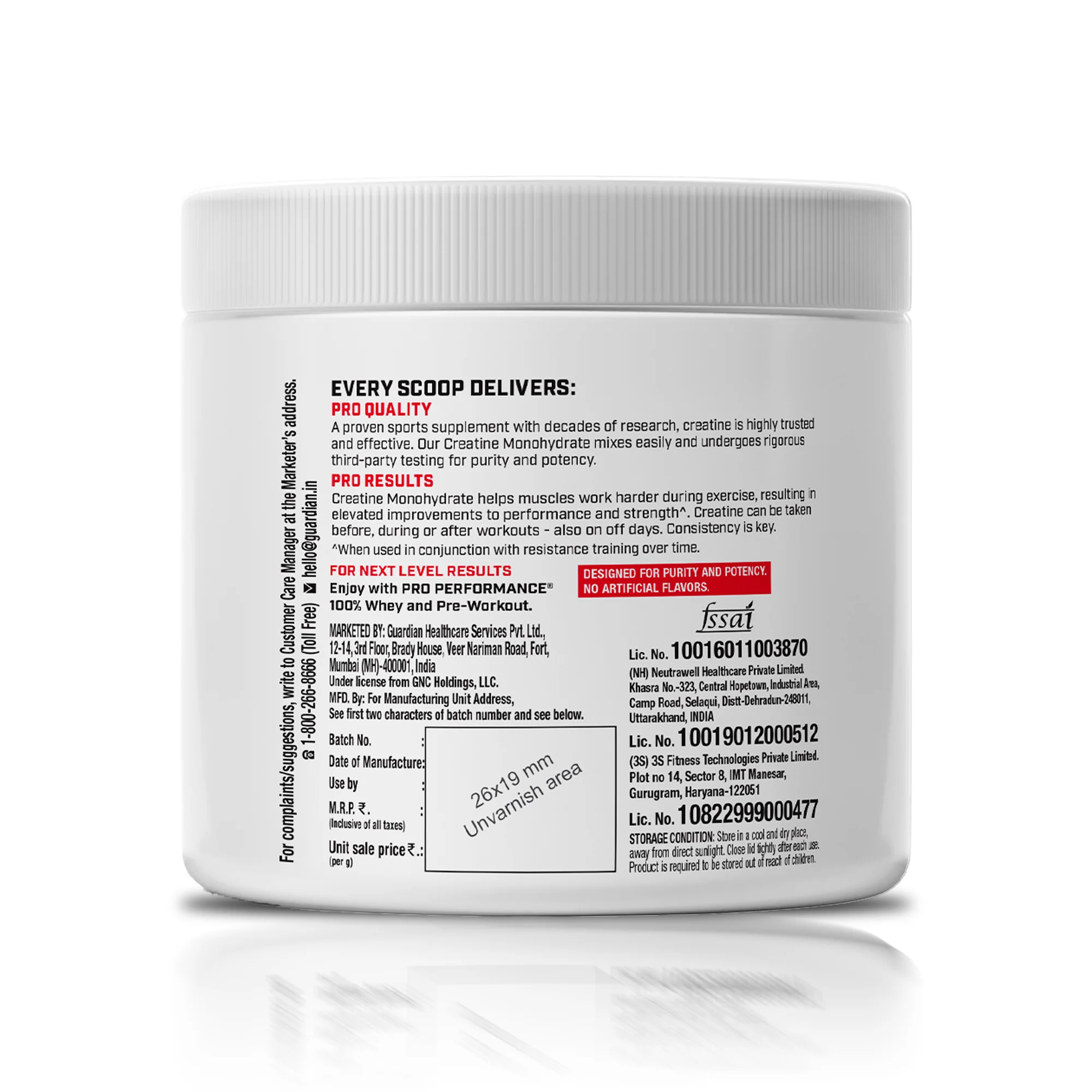 GNC Pro Performance Creatine Monohydrate - Image 71